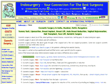 Tablet Screenshot of indosurgery.com